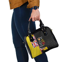 Aotearoa and Niue Toitu Te Tiriti Shoulder Handbag Honour the Treaty - Fight Together Stand Together