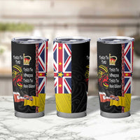 Aotearoa and Niue Toitu Te Tiriti Tumbler Cup Honour the Treaty - Fight Together Stand Together LT03 - Polynesian Pride