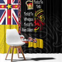 Aotearoa and Niue Toitu Te Tiriti Window Curtain Honour the Treaty - Fight Together Stand Together