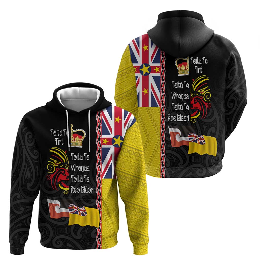 Aotearoa and Niue Toitu Te Tiriti Zip Hoodie Honour the Treaty - Fight Together Stand Together LT03 - Polynesian Pride