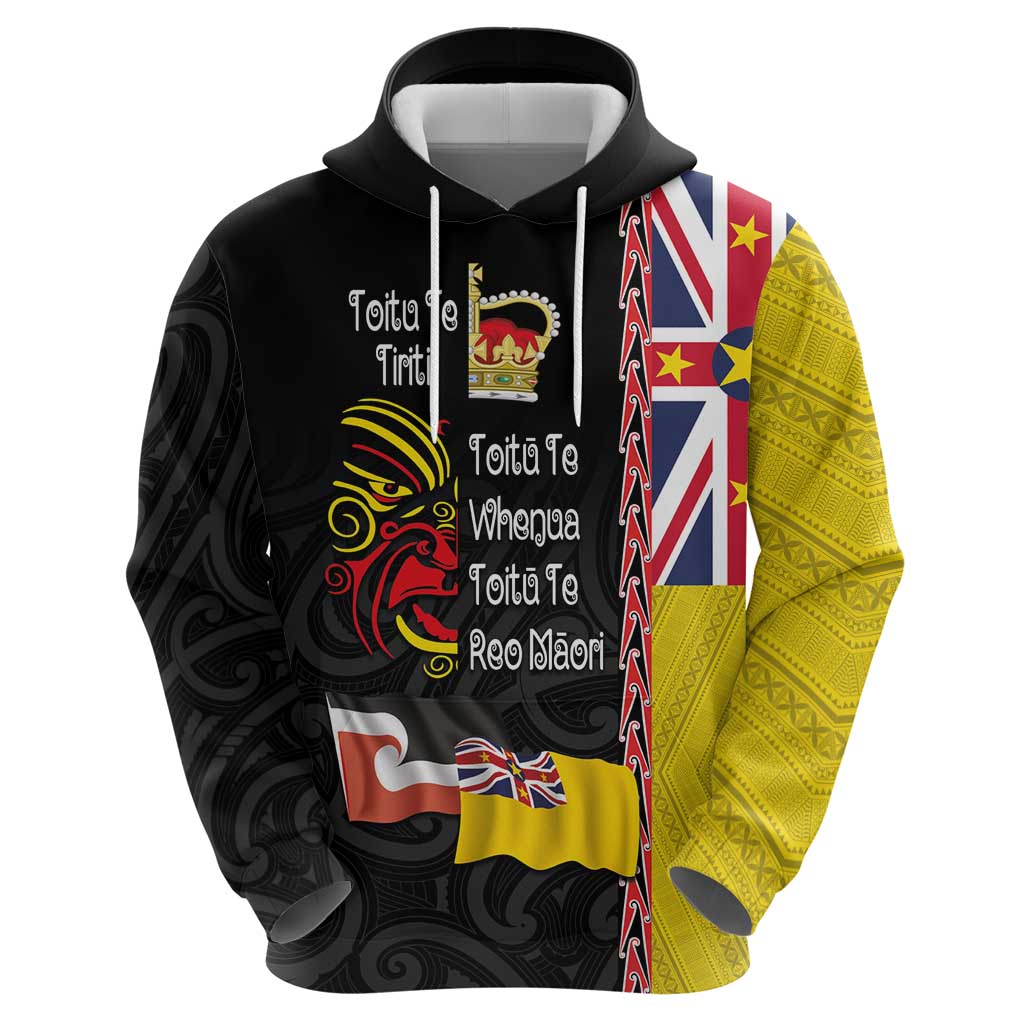 Aotearoa and Niue Toitu Te Tiriti Zip Hoodie Honour the Treaty - Fight Together Stand Together LT03 - Polynesian Pride