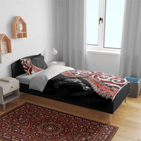 Aotearoa Maori Stylized Koru - Silver Ferns Bedding Set