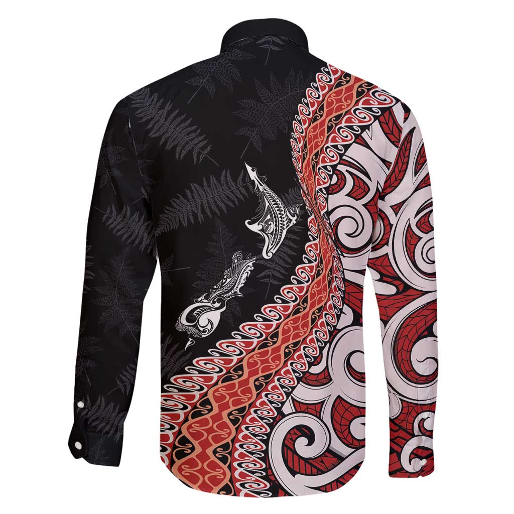 Aotearoa Maori Stylized Koru - Silver Ferns Family Matching Off Shoulder Maxi Dress and Hawaiian Shirt LT03 - Polynesian Pride