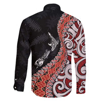 Aotearoa Maori Stylized Koru - Silver Ferns Family Matching Summer Maxi Dress and Hawaiian Shirt LT03 - Polynesian Pride