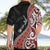 Aotearoa Maori Stylized Koru - Silver Ferns Hawaiian Shirt