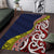 Aotearoa and Niue Area Rug Hiapo Maori Stylized Koru