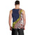 Aotearoa and Niue Men Tank Top Hiapo Maori Stylized Koru