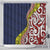 Aotearoa and Niue Shower Curtain Hiapo Maori Stylized Koru