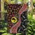 Aotearoa and Australia Garden Flag Maori Koru Ferns With Aboriginal Kangaroo