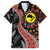 Aotearoa and Australia Hawaiian Shirt Maori Koru Ferns With Aboriginal Kangaroo