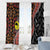 Aotearoa and Australia Window Curtain Maori Koru Ferns With Aboriginal Kangaroo