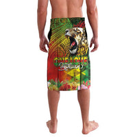 Hawaiian Reggae Lavalava Jawaiian One Love-Tribal Tatoos and Rastafari Lion - Polynesian Pride