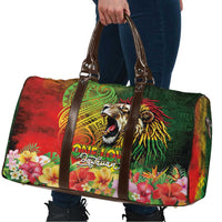 Hawaiian Reggae Travel Bag Jawaiian One Love-Tribal Tatoos and Rastafari Lion - Polynesian Pride