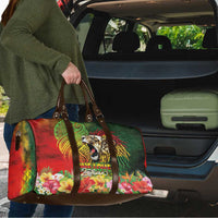 Hawaiian Reggae Travel Bag Jawaiian One Love-Tribal Tatoos and Rastafari Lion - Polynesian Pride