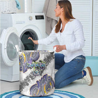 Traditional Art Hawaiian Kakau Tattoos Laundry Basket Graffiti Style - Polynesian Pride