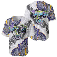 Traditional Art Hawaiian Kakau Tattoos Baseball Jersey Graffiti Style - Polynesian Pride