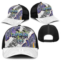 Traditional Art Hawaiian Kakau Tattoos Baseball Net Cap Graffiti Style - Polynesian Pride