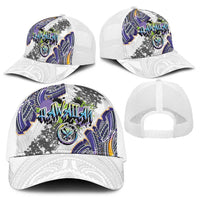 Traditional Art Hawaiian Kakau Tattoos Baseball Net Cap Graffiti Style - Polynesian Pride