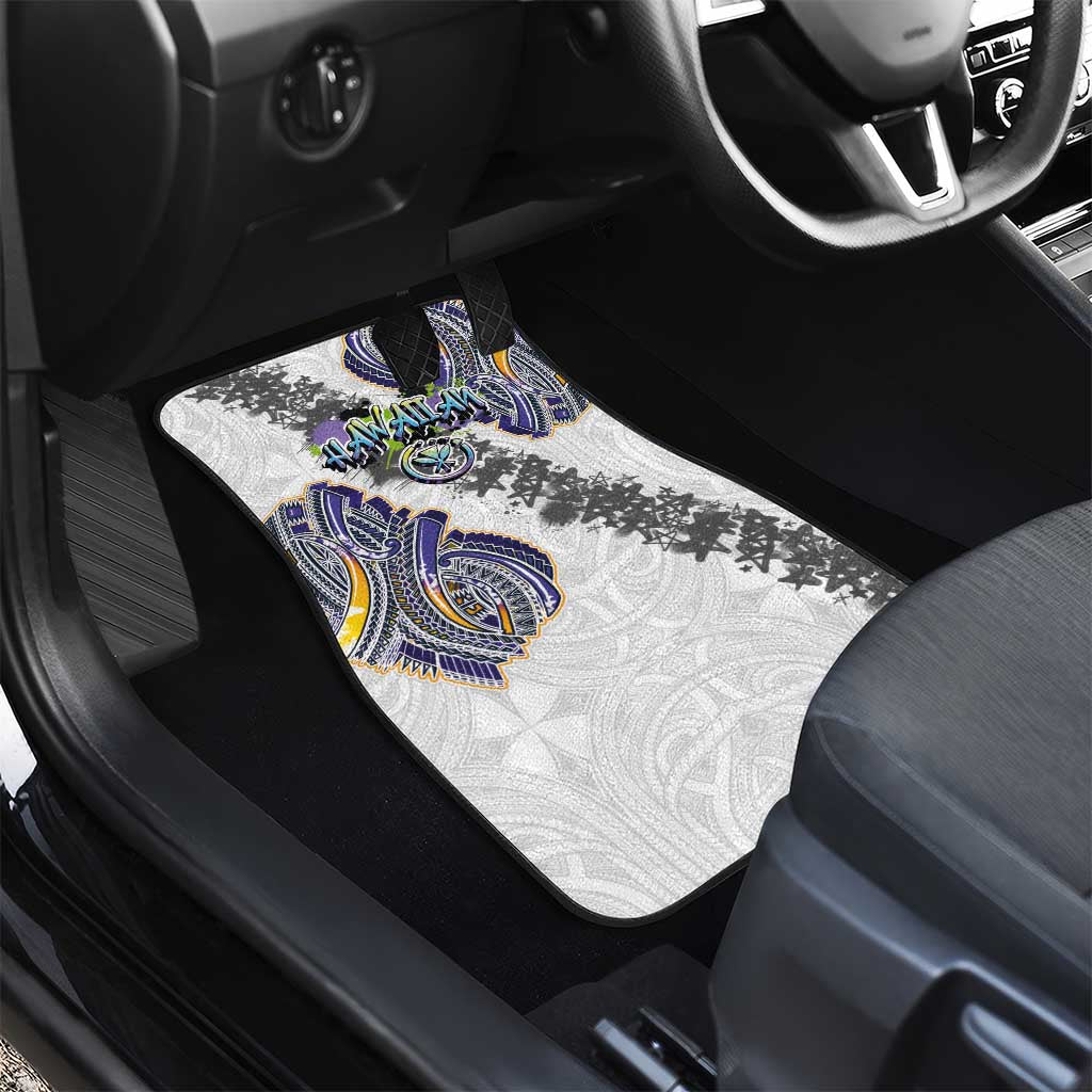 Traditional Art Hawaiian Kakau Tattoos Car Mats Graffiti Style - Polynesian Pride