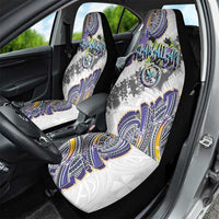 Traditional Art Hawaiian Kakau Tattoos Car Seat Cover Graffiti Style - Polynesian Pride