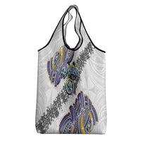 Traditional Art Hawaiian Kakau Tattoos Grocery Bag Graffiti Style - Polynesian Pride