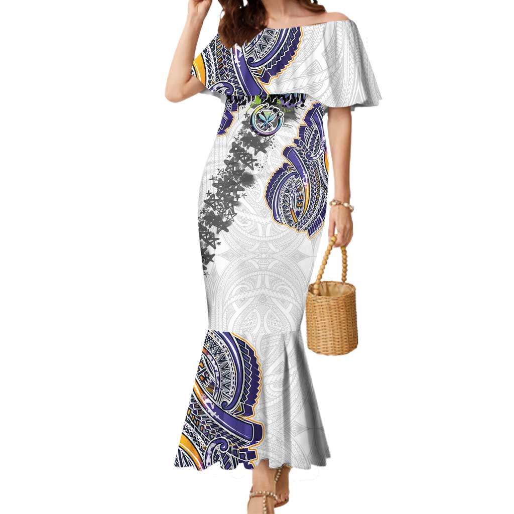 Traditional Art Hawaiian Kakau Tattoos Mermaid Dress Graffiti Style - Polynesian Pride