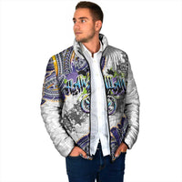 Traditional Art Hawaiian Kakau Tattoos Padded Jacket Graffiti Style - Polynesian Pride