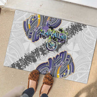 Traditional Art Hawaiian Kakau Tattoos Rubber Doormat Graffiti Style - Polynesian Pride