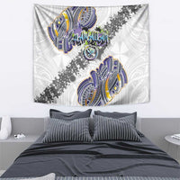 Traditional Art Hawaiian Kakau Tattoos Tapestry Graffiti Style - Polynesian Pride