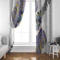 Traditional Art Hawaiian Kakau Tattoos Window Curtain Graffiti Style - Polynesian Pride