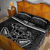 Custom Hawaii Warrior Quilt Bed Set Kakau Quilt Pattern LT03 - Polynesian Pride