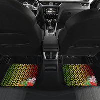 Hawaii Womens Day Wahine Car Mats Strong Beautiful Woman with Kakau Style LT03 - Polynesian Pride