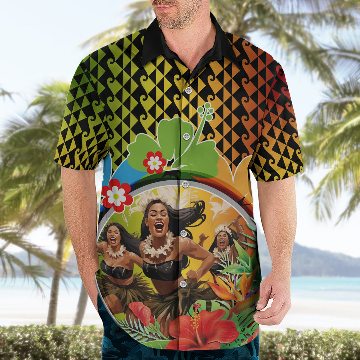 Hawaii Womens Day Wahine Hawaiian Shirt Strong Beautiful Woman with Kakau Style LT03 - Polynesian Pride