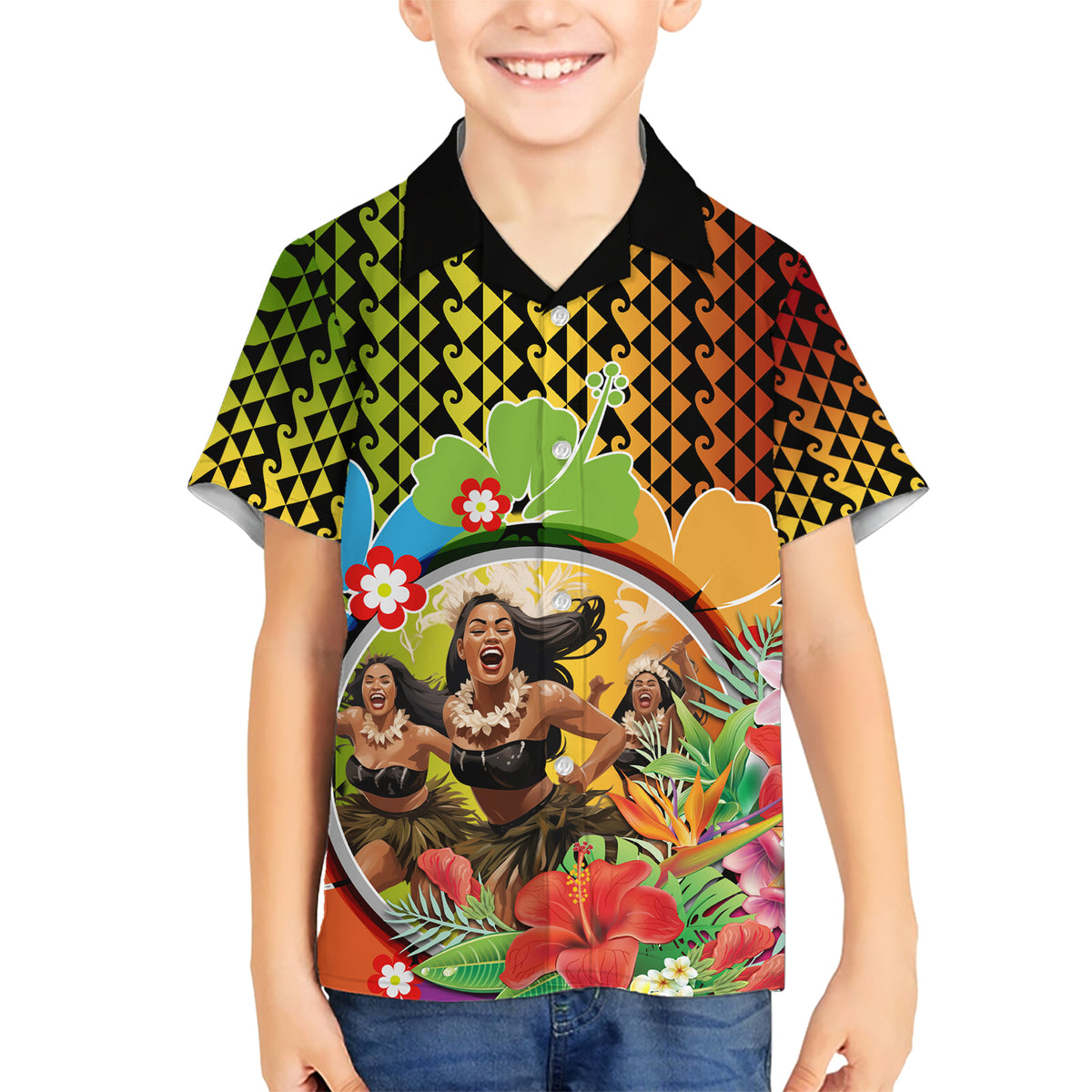 Hawaii Womens Day Wahine Hawaiian Shirt Strong Beautiful Woman with Kakau Style LT03 - Polynesian Pride