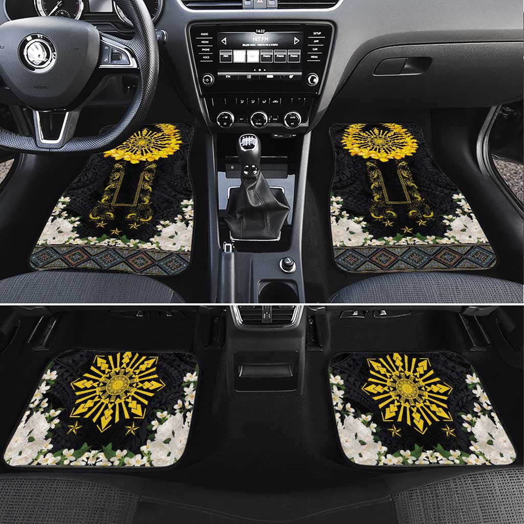 Flores de Mayo and Filipino Fiesta Car Mats The Sun-Jasmine and Polynesian Yakan Tattoo Barong Style