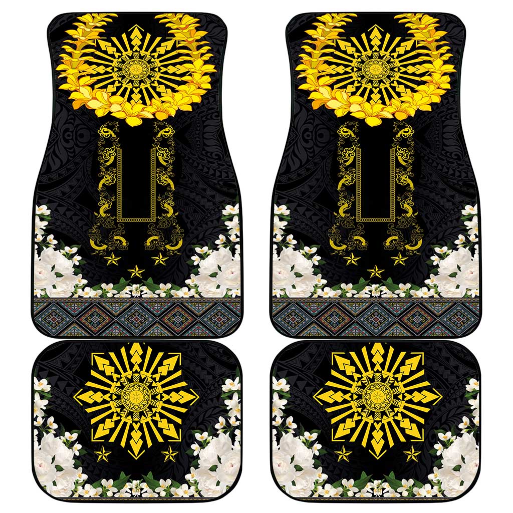 Flores de Mayo and Filipino Fiesta Car Mats The Sun-Jasmine and Polynesian Yakan Tattoo Barong Style