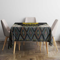 Flores de Mayo and Filipino Fiesta Tablecloth The Sun-Jasmine and Polynesian Yakan Tattoo Barong Style LT03 - Polynesian Pride