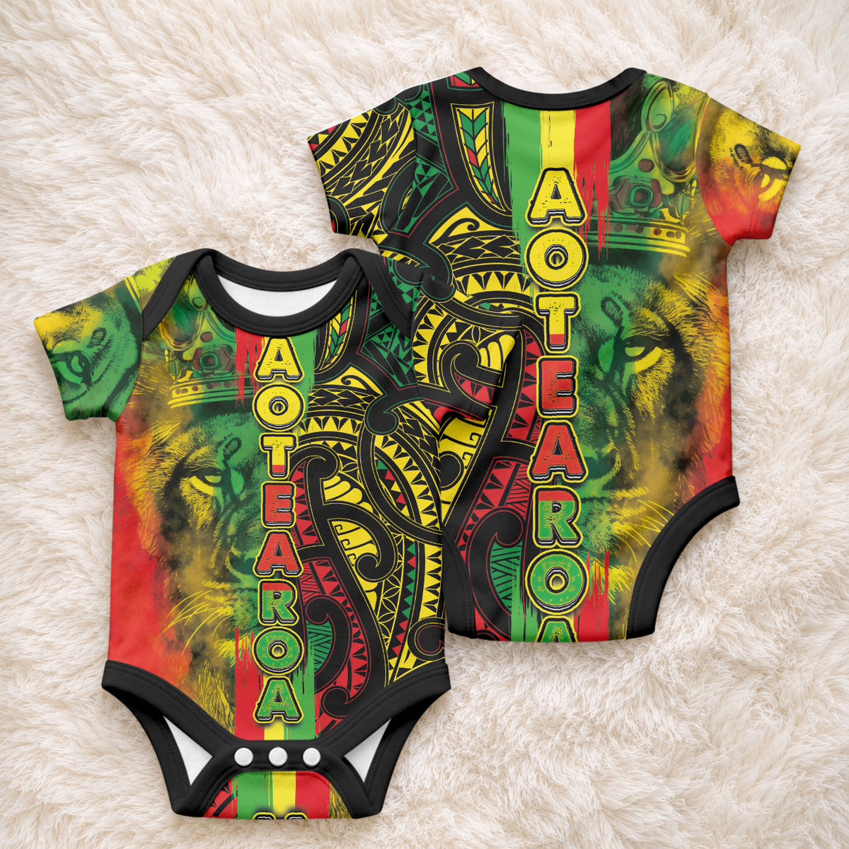 Aotearoa Reggae Baby Onesie