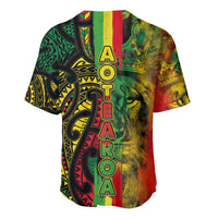 Aotearoa Reggae Baseball Jersey Maori Reggae-One Love LT03 - Polynesian Pride
