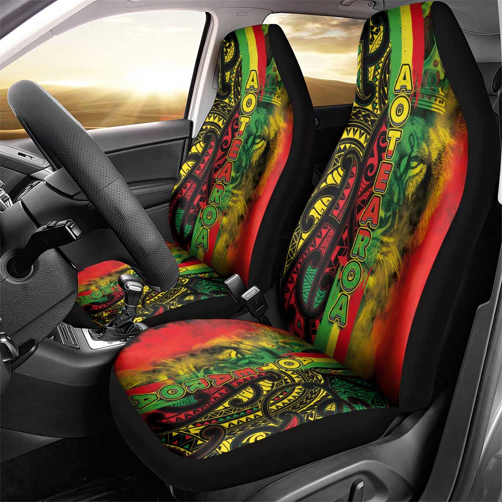 Aotearoa Reggae Car Seat Cover Maori Reggae-One Love LT03 - Polynesian Pride