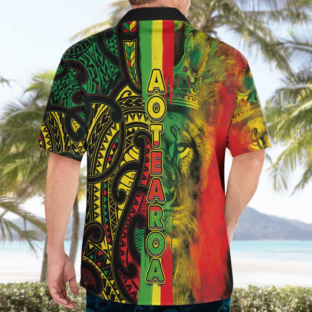 Aotearoa Reggae Hawaiian Shirt Maori Reggae-One Love