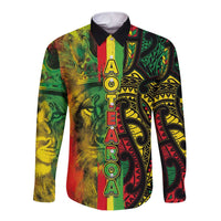 Aotearoa Reggae Long Sleeve Button Shirt Maori Reggae-One Love
