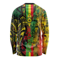 Aotearoa Reggae Long Sleeve Shirt Maori Reggae-One Love LT03 - Polynesian Pride
