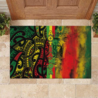 Aotearoa Reggae Rubber Doormat Maori Reggae-One Love LT03 Reggae - Polynesian Pride