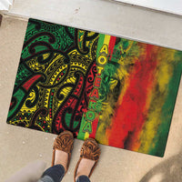Aotearoa Reggae Rubber Doormat Maori Reggae-One Love LT03 - Polynesian Pride