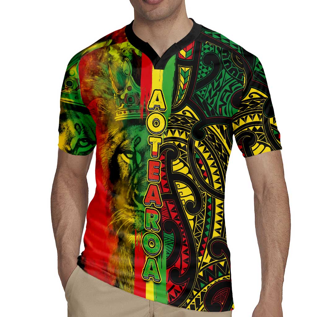 Aotearoa Reggae Rugby Jersey Maori Reggae-One Love LT03 - Polynesian Pride