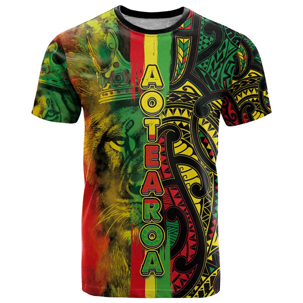 Aotearoa Reggae T Shirt Maori Reggae-One Love LT03 Reggae - Polynesian Pride