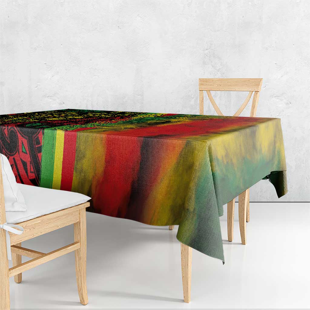 Aotearoa Reggae Tablecloth Maori Reggae-One Love LT03 - Polynesian Pride