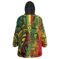 Aotearoa Reggae Wearable Blanket Hoodie Maori Reggae-One Love