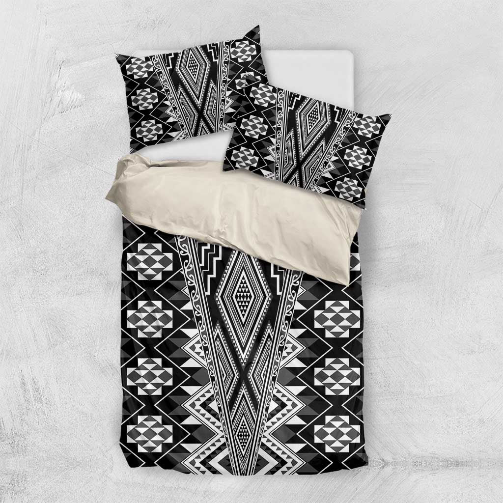 Aotearoa Tukutuku and Poutama Motif Classic Bedding Set